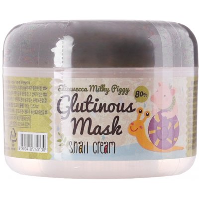 Elizavecca Milky Piggy Glutinous Mask 80% Snail Cream 100 g – Zboží Mobilmania