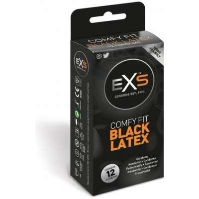 EXS Comfy Fit Black Latex 12 ks – Hledejceny.cz