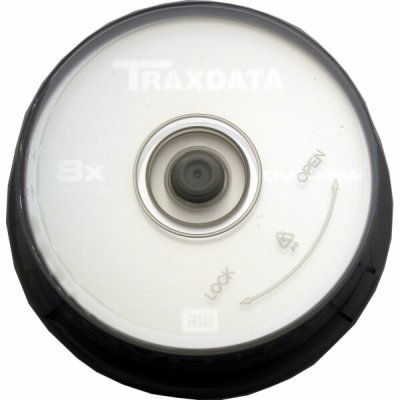 Traxdata DVD+RW 4,7GB 8x cakebox 25ks (9037A3ITRA005) – Zboží Živě