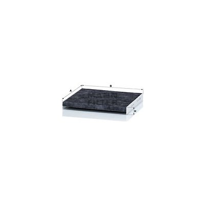 Filtr, vzduch v interiéru MANN-FILTER CUK 26 019 – Hledejceny.cz