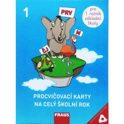 Procvičovací karty na celý školní rok 1.ročník pro děti s SVP Fraus – – Zboží Mobilmania