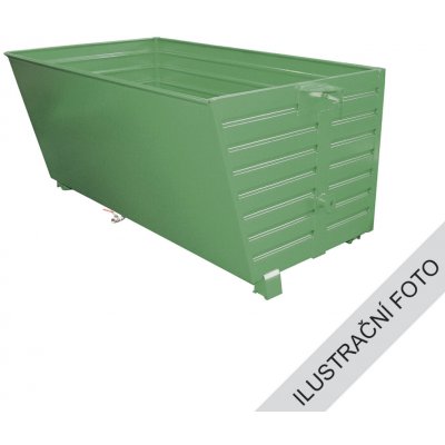 TRV PLN 8834/ZE Stohovatelný kontejner s výpustí zelená nosnost 2000 kg – Zboží Mobilmania