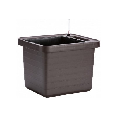 Plastia truhlík Berberis Uno 45x39x35 cm čokoláda – Hledejceny.cz