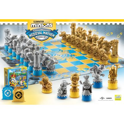 Noble Collection Sběratelské šachy Minions Medieval Mayhem – Zboží Mobilmania