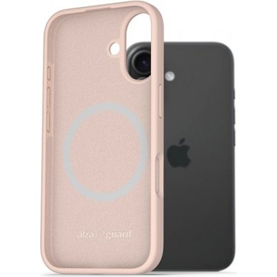 AlzaGuard Silicone Case Compatible with Magsafe pro iPhone 16 růžový AGD-PCMS23P – Zboží Živě