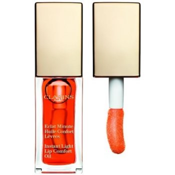 Clarins Vyživující olejová péče na rty (Eclat Minute Huile Confort Lèvres) 05 tangerine 7 ml