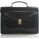 Dámská kožená aktovka Belinda černá – Sleviste.cz