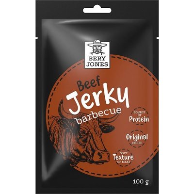 Bery Jones Jerky hovězí BBQ 100 g – Sleviste.cz