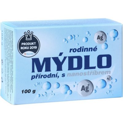 NANOSTRIBRO přírodní mýdlo s nanostříbrem 100 g – Zboží Mobilmania