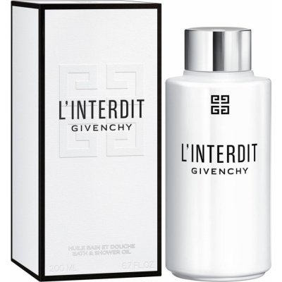 Givenchy L´ Interdit koupelový a sprchový olej 200 ml