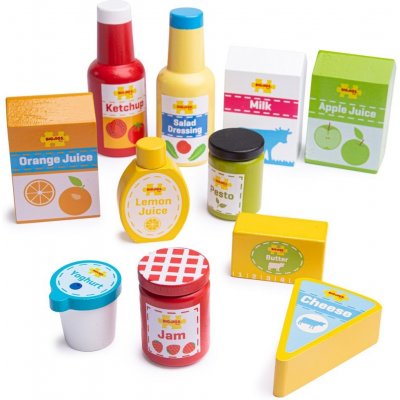 Bigjigs Toys sada čerstvých potravin – Zboží Dáma Bigjigs Toys sada čerstvých potravin – Zboží Dáma