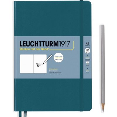 Leuchtturm1917 Skicák A5 56 l tmavě zelený – Zboží Dáma