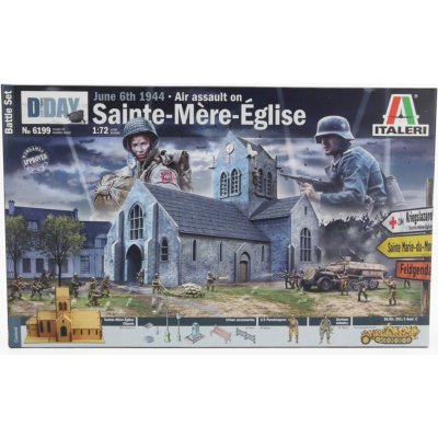 Italeri Model Kit diorama 6199 Battle of Normandy: Saint-Mere-Église 6 June 1944 1:72 – Zboží Mobilmania