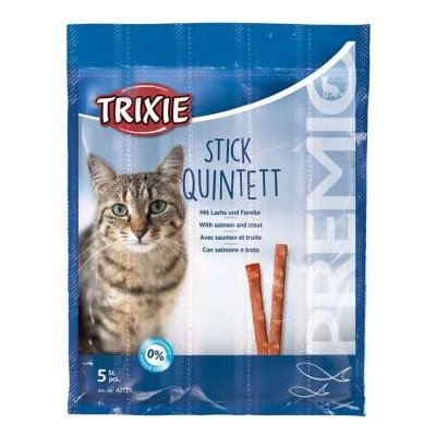 Trixie Premio Stick Quintett tyčinky losos pstruh 5 x 5 g – Zboží Mobilmania