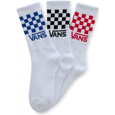 Vans DROP V CLASSIC CHECK CREW SOCK true red/true blue – Zboží Mobilmania