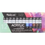 akrylové barvy umělecká sada 12x12 ml – Zboží Dáma