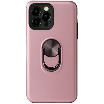 Pouzdro AppleKing s funkcí stojánku a magnetickým držákem iPhone 13 Pro Max - růžovozlaté – Zbozi.Blesk.cz