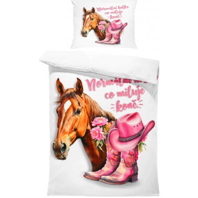 Impar povlečení Holka co miluje koně 140x200 70x90 – Hledejceny.cz
