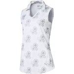 Puma W polo Blossom Sleeveless bílo šedé – Zbozi.Blesk.cz