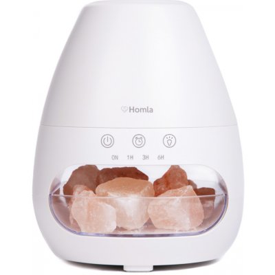 Homla Zvlhčovač pokojový zvlhčovač NARAVE difuzér elektrický s himalájskou solí 19x13 cm – Hledejceny.cz