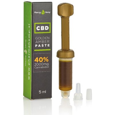 Pharma Hemp CBD Golden Amber Paste 40% 2000 mg 5 ml – Zboží Mobilmania