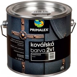 PRIMALEX, PX kovářská barva 2v1 černá 2,5L