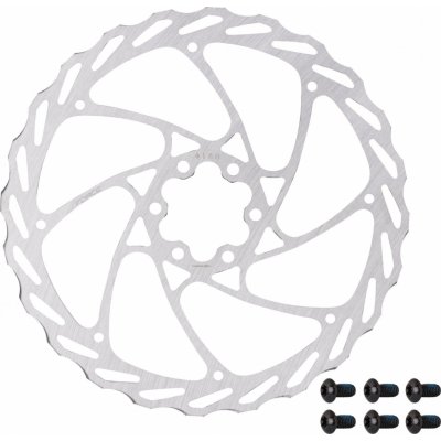 Force Kotouč brzdový Force-4 180 mm, 6 děr, stříbrný – Zboží Dáma