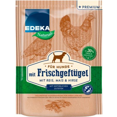 Edeka Naturals Dog Menu Čerstvá drůbež s rýží kukuřicí a prosem 1,5 kg – Hledejceny.cz