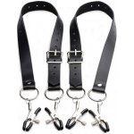 Skřipce na klitoris Master Series Spread Labia Spreader Straps with Clamps – Zbozi.Blesk.cz