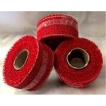 Jutová stuha 5 cm x 5 m červená 1 ks – Zboží Mobilmania