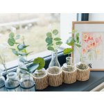 Textilomanie Sada 5 dekoračních váz s umělými květinami POSY, 40x45 cm – Hledejceny.cz