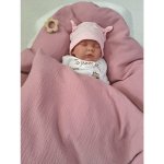 Pro útulný domov Péřová zavinovačka mušelínová Starorůžová – Zboží Dáma