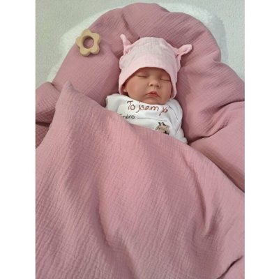 Pro útulný domov Péřová zavinovačka mušelínová Starorůžová – Zboží Dáma