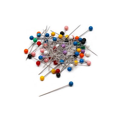 KOH-I-NOR KIN Špendlíky 0.6 x 31 mm se skleněnou hlavičkou, 100 ks – Sleviste.cz