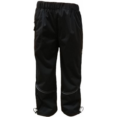 Santi chlapecké zateplené softshellové kalhoty černé – Zboží Mobilmania