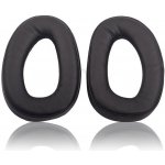 eses náušníky pro sluchátka Sennheiser GSP 300 301 302 303 350 a 370 černé kožené – Zboží Mobilmania