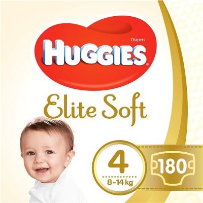 HUGGIES Elite Soft 4 180 ks – Zbozi.Blesk.cz
