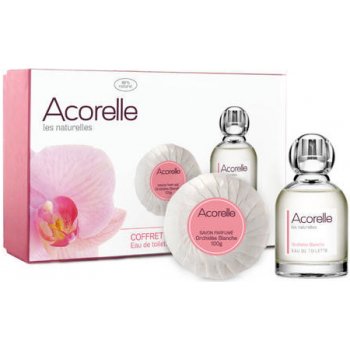 Acorelle EDT Bílá orchidej 50 ml + Mýdlo Bílá orchidej 100 g dárková sada