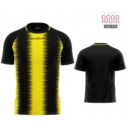 Givova Sportovní triko Stripe yellow-black