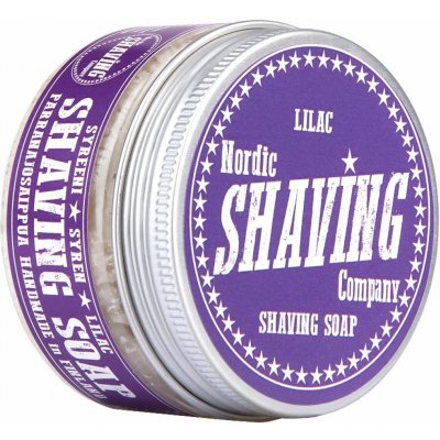 Nordic Shaving Company Lilac mýdlo na holení 80 g