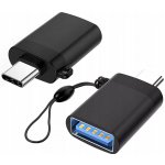 Baseus ZJJQ000001 Ingenuity Mini OTG Adaptér z USB-A na USB-C Black 6932172605643 – Zboží Živě