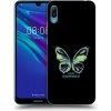 Pouzdro a kryt na mobilní telefon Huawei Picasee silikonové Huawei Y6 2019 - Diamanty Blue černé