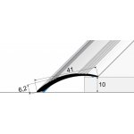 Profil team Přechodový profil Šampaň E02 41 mm 1 m – Sleviste.cz