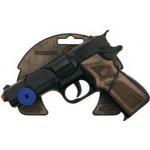 Alltoys policejní pistole černá kovová 8 ran – Hledejceny.cz