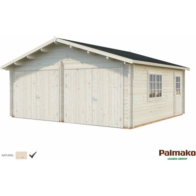 Palmako Roger Dřevěná garáž 28,4 m2 – Zboží Mobilmania