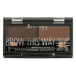 Rimmel London Brow This Way Scuplting Kit 2,4g - 003 Dark Brown