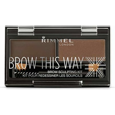 Rimmel Brow This Way Scuplting Kit 3 Dark Brown 2,4 g