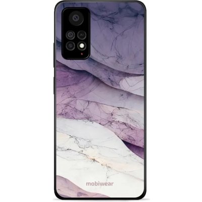 Pouzdro Mobiwear Glossy Xiaomi Redmi Note 11 Pro 5G - G028G - Bílý a fialový mramor – Zbozi.Blesk.cz