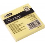 Samolepicí bloček 75×75mm žlutý, cik-cak, 100 listů – Sleviste.cz