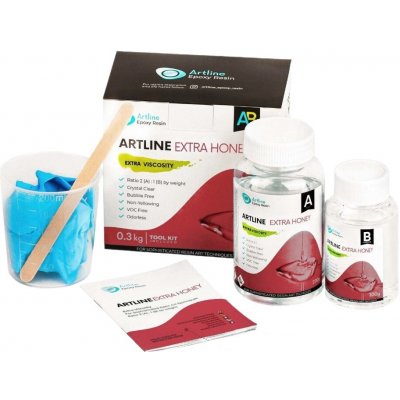Artline Group d.o.o Extra medová epoxidová pryskyřice 0,3 kg – Zboží Mobilmania